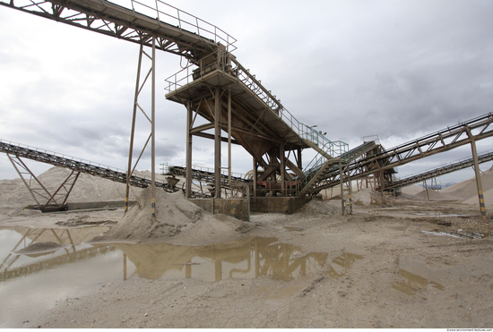 Background Gravel Quarry