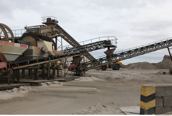 Background Gravel Quarry