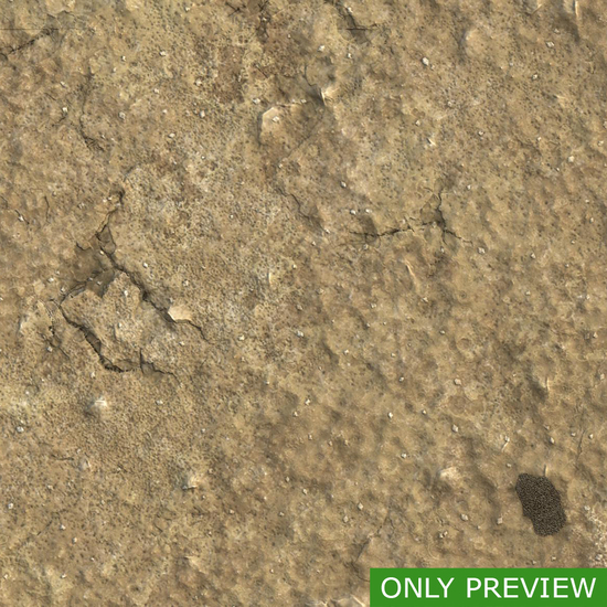 PBR substance material of ground sandy soil created in substance designer for graphic designers and game developers