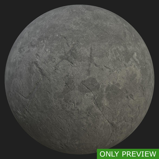 PBR substance preview ground stone