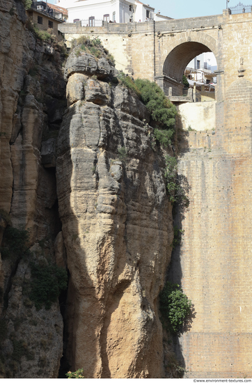 Cliffs Overgrown Rock