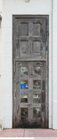 Single Old Wooden Doors