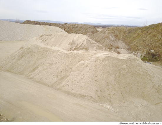 Background Gravel Quarry