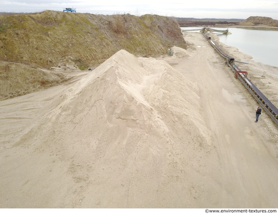 Background Gravel Quarry