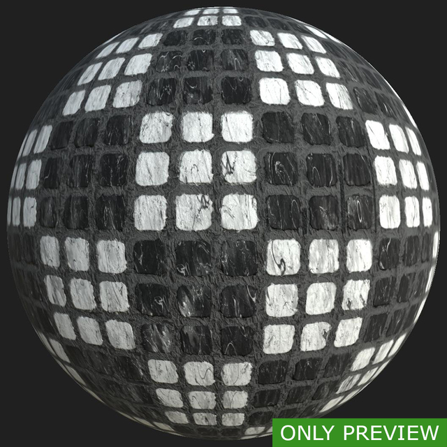 PBR substance material of stone floor created in substance designer for graphic designers and game developers