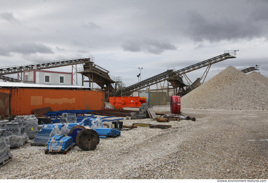 Background Gravel Quarry