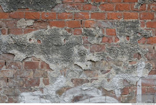 Wall Bricks Plastered