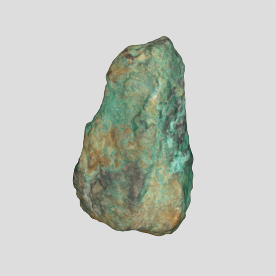 3D scan mineral rock