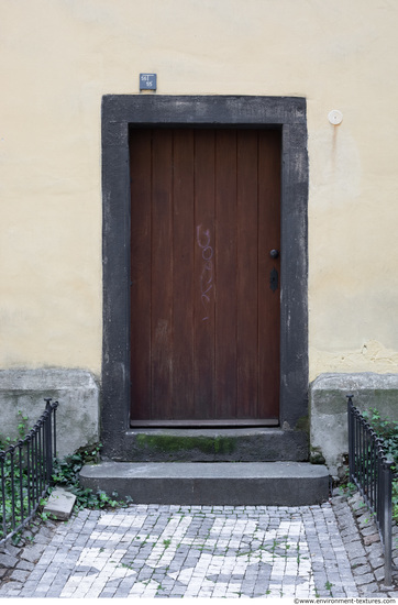 Single Old Wooden Doors