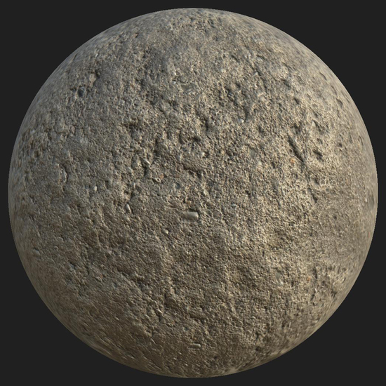 PBR texture concrete bare