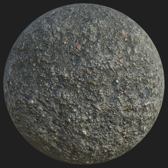 PBR texture concrete bare