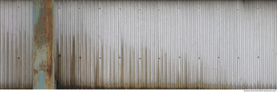 Dirty Corrugated Plates Metal