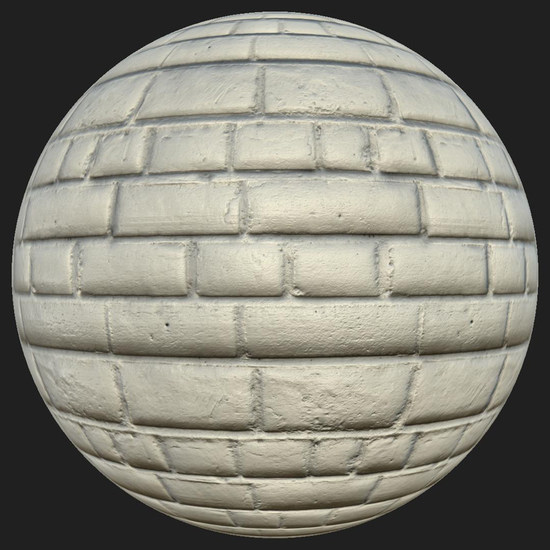 PBR texture wall bricks