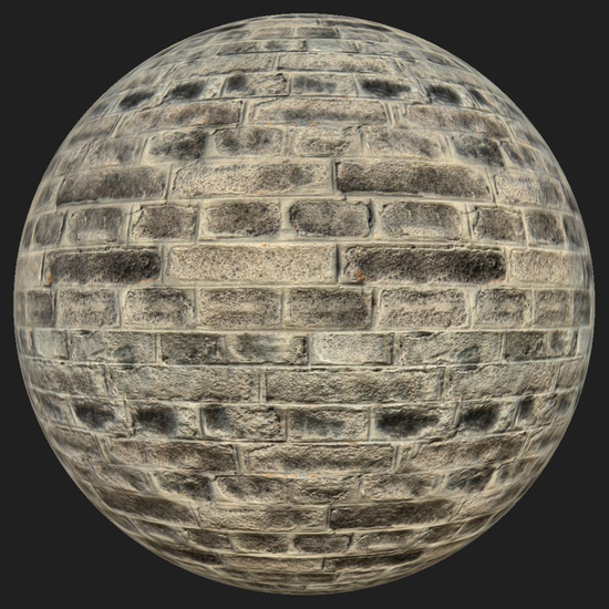 PBR texture wall bricks