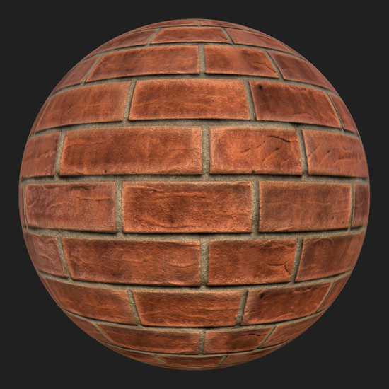 PBR texture wall bricks