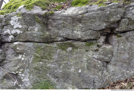 Cliffs Overgrown Rock