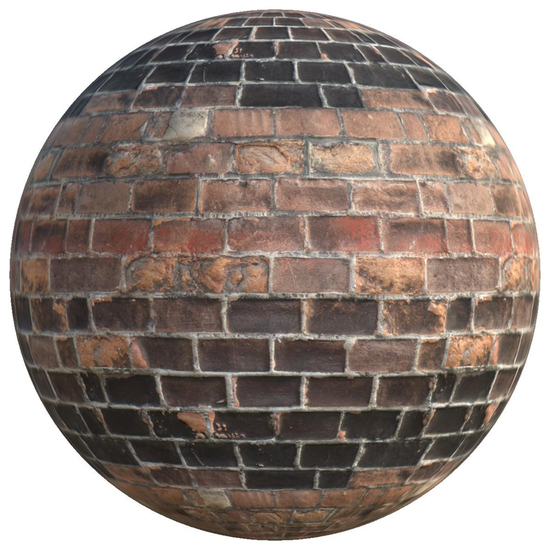 PBR texture wall bricks