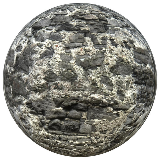 PBR texture wall stones