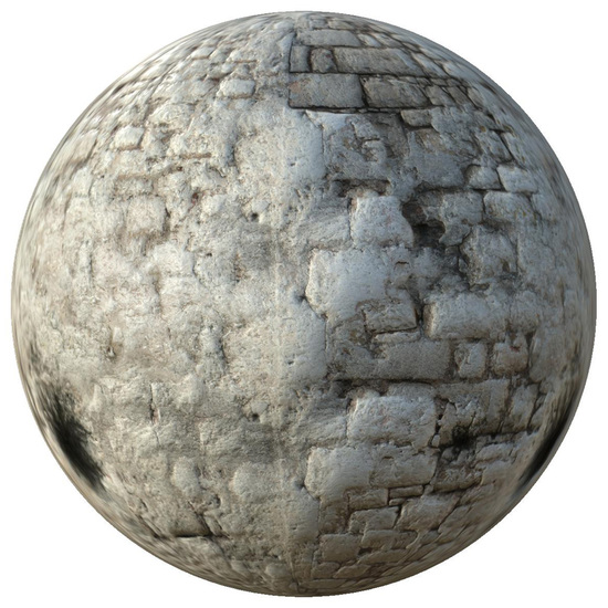 PBR texture wall stones