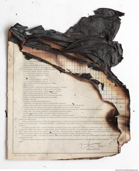 Burnt Paper