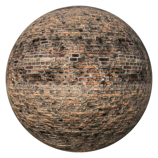 PBR texture wall bricks