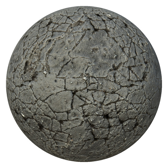 PBR texture asphalt K