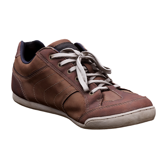 Leather shoes brown- RAW 3D Scan