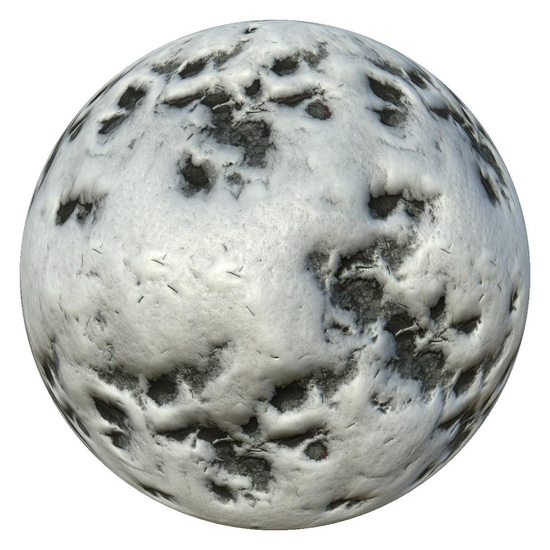 PBR texture snow