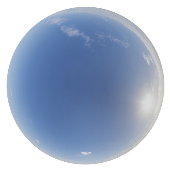 clear skydome HDRi panorama