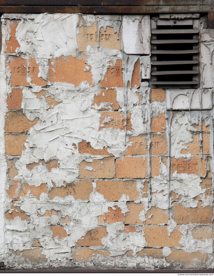 Wall Bricks Plastered