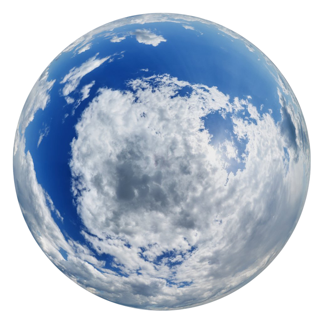 clouded skydome HDRi panorama