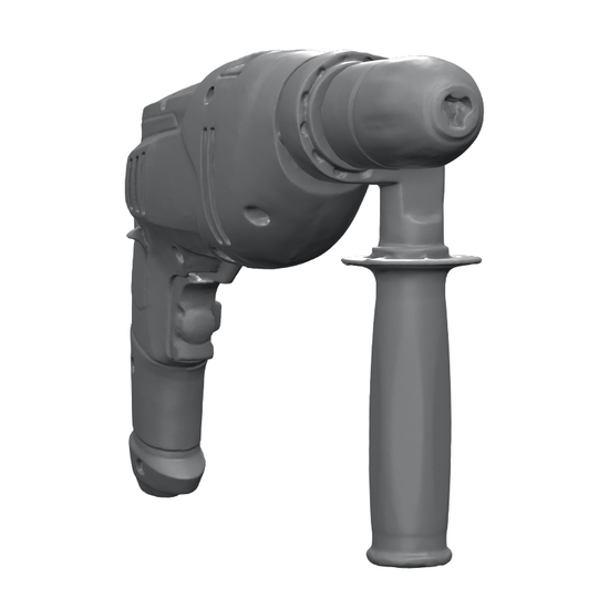 Electric Tool Drill RAW 3D Scan