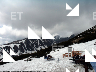 Photo Textures of Background Snowy Mountains