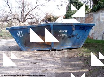 Photo Textures of Container Trash