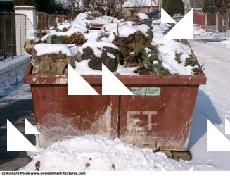 Photo Textures of Container Trash