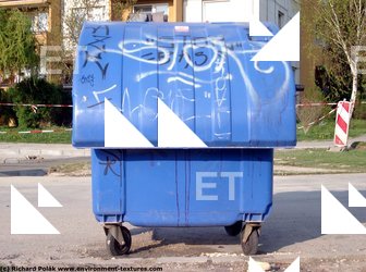 Photo Textures of Container Trash