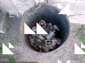 Photo Textures of Container Trash