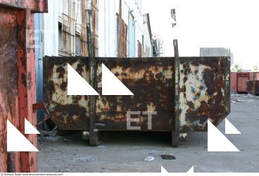 Photo Textures of Container Trash