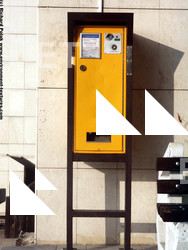 Parking automat machine