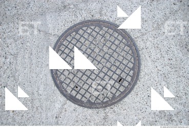Photo Textures of Manhole Cover