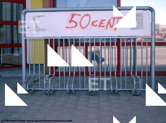 Photo Texture of Metal Barier