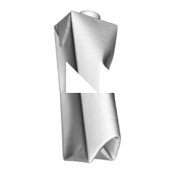 3D Scan of Bottle Paper Damaged #4