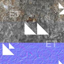 Seamless Textures of Rock + Normal & Bump Mapping