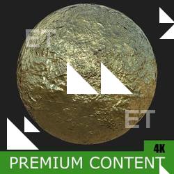 PBR Substance Material of Gold #6