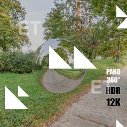 HDR Panorama 360° of Background Park
