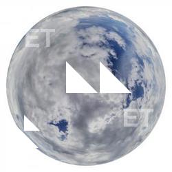 HDRi Skydome of Blue Clouded Sky 16K