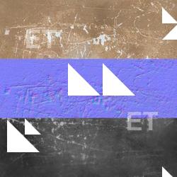 Seamless Textures of Wall Plaster + Normal & Bump Mapping