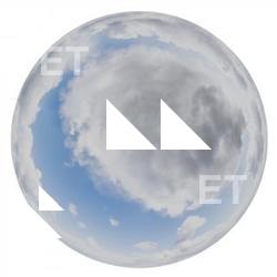 HDRi Skydome of Clouded Sky 12K