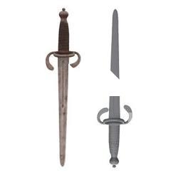 Sword Weapon RAW 3D Scan #6