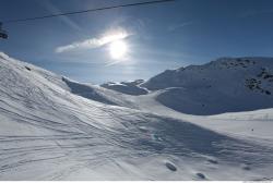 Photo Textures of Background Snowy Mountains